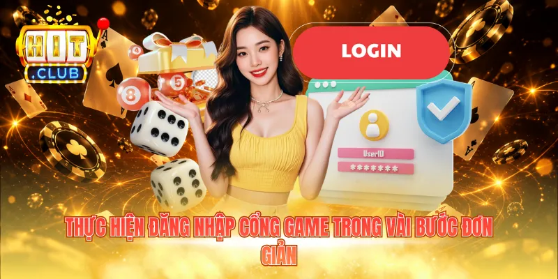 Thực hiện đăng nhập cổng game trong vài bước đơn giản